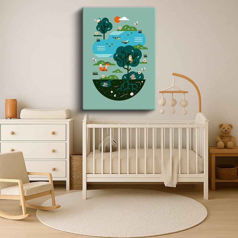 Çocuk Odası Kanvas Tablo 61