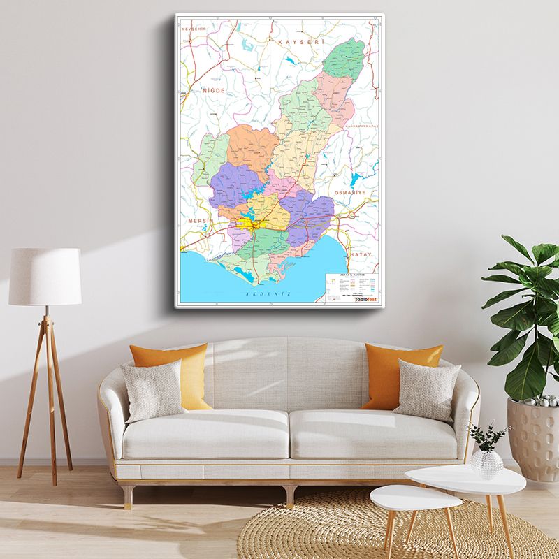 Harita Kanvas Tablo 2