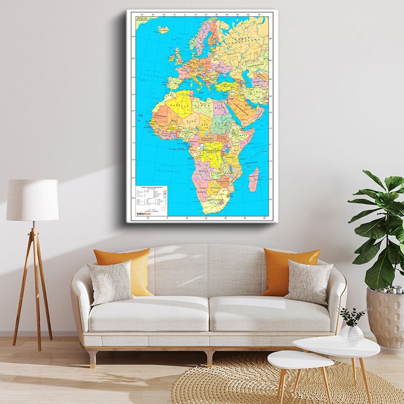 Harita Kanvas Tablo 28