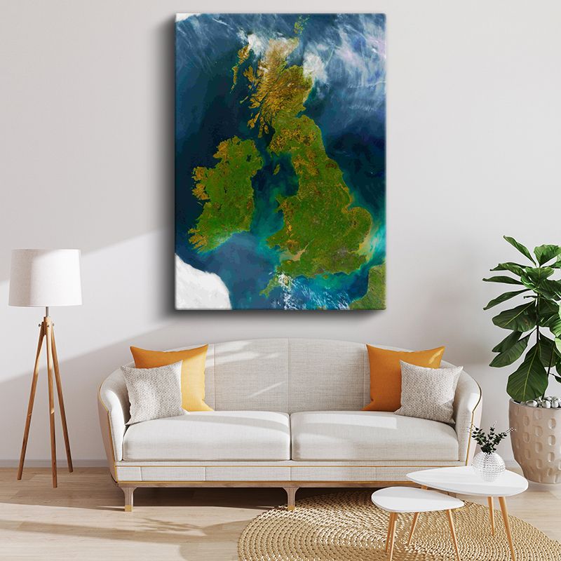 Harita Kanvas Tablo 30