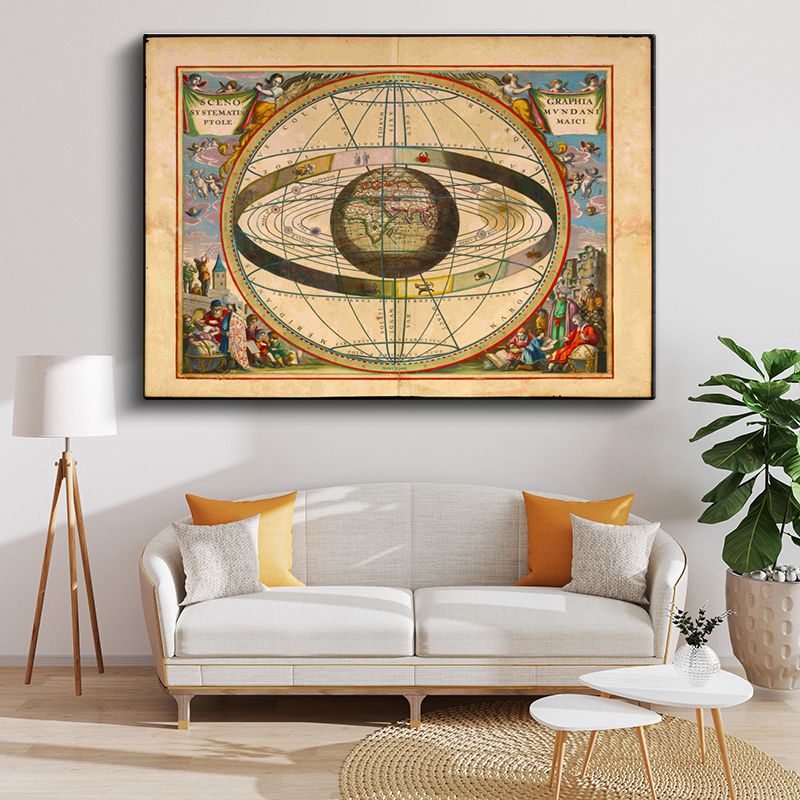 Harita Kanvas Tablo 176