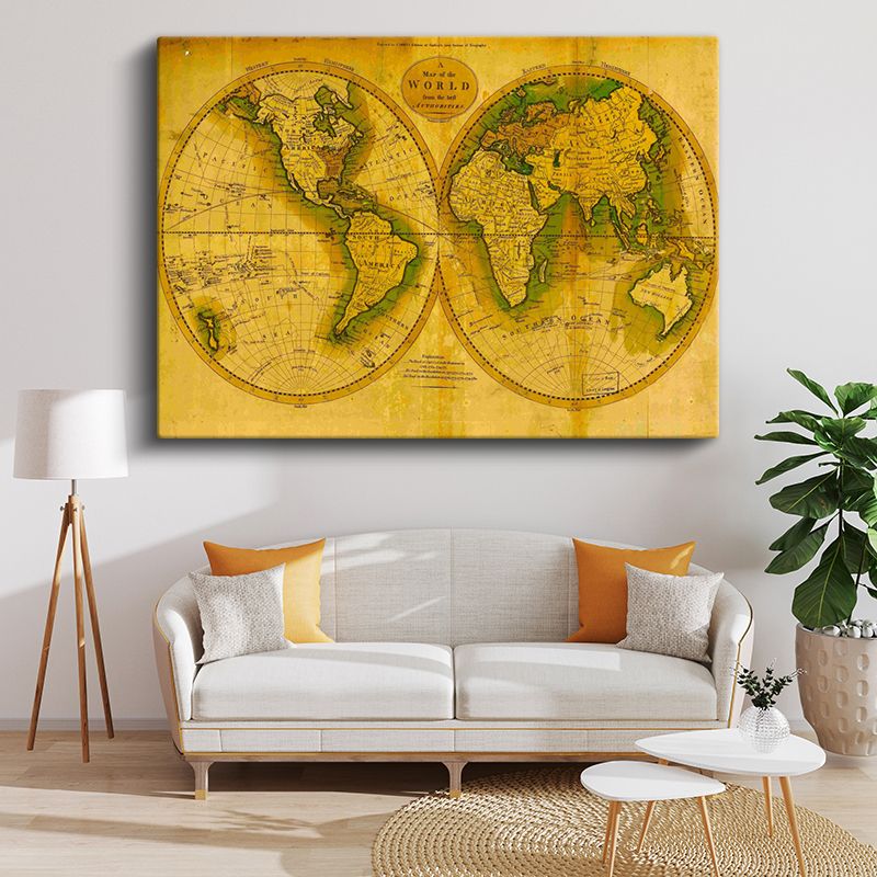 Harita Kanvas Tablo 178