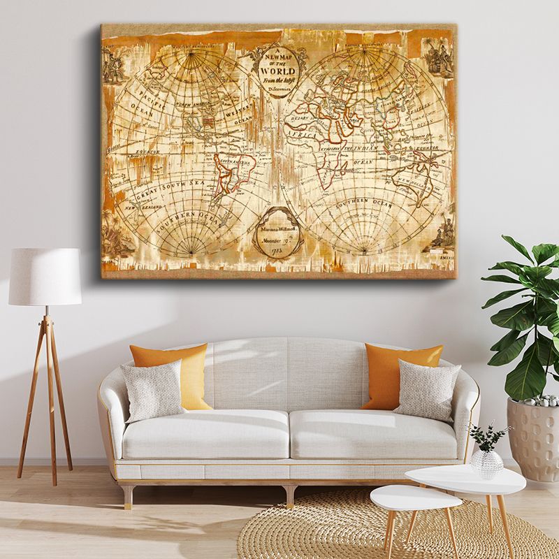 Harita Kanvas Tablo 181