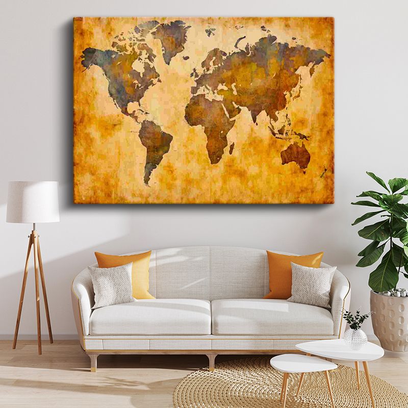 Harita Kanvas Tablo 182