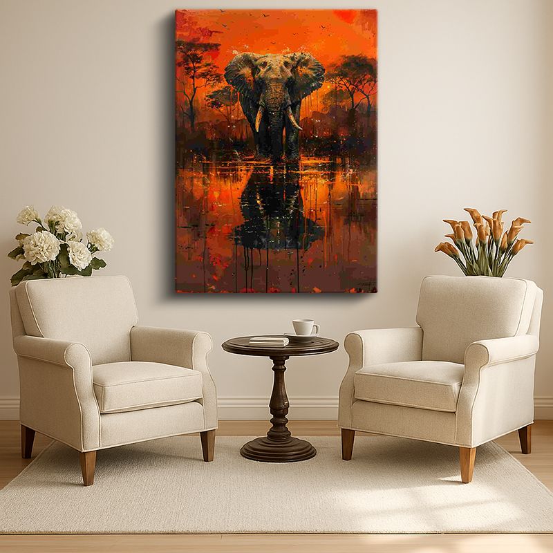 Hayvan Kanvas Tablo 187