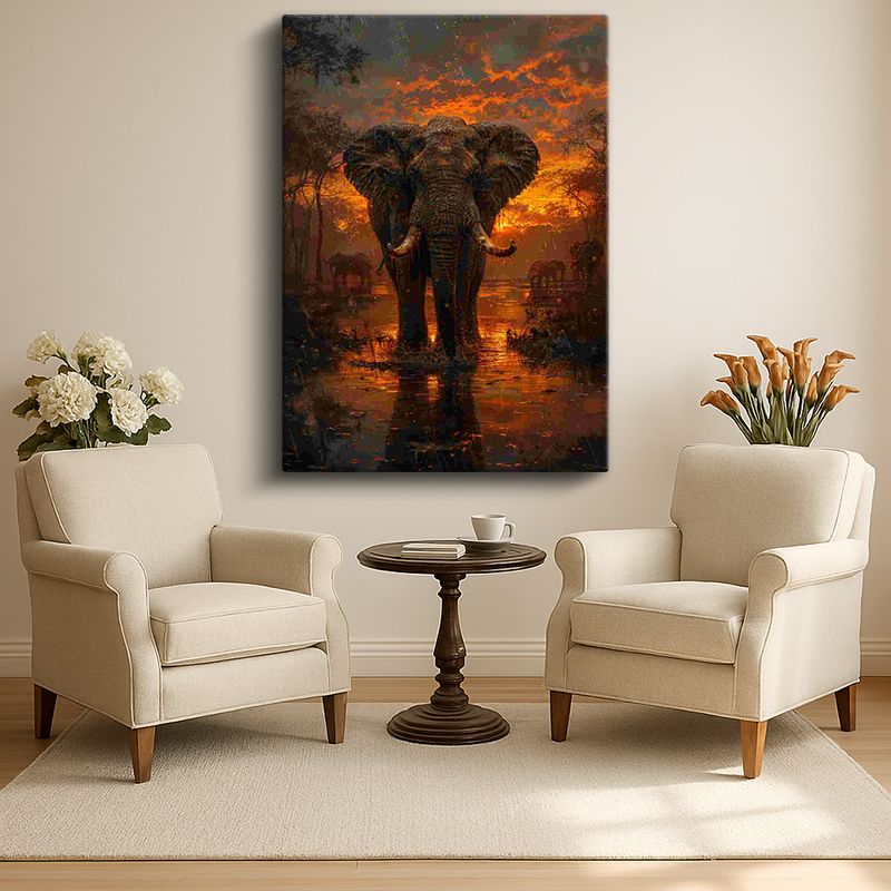 Hayvan Kanvas Tablo 198