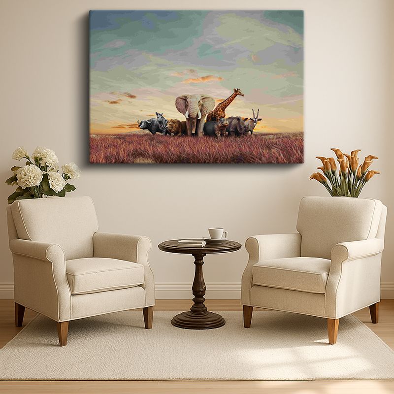 Hayvan Kanvas Tablo 299