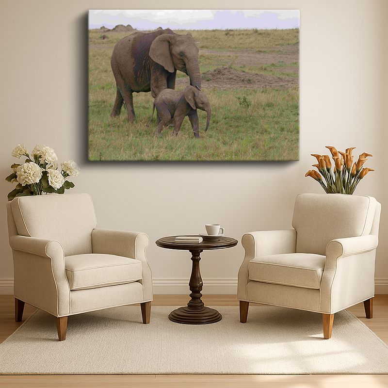 Hayvan Kanvas Tablo 502