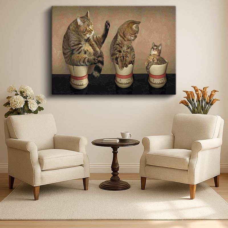 Hayvan Kanvas Tablo 515