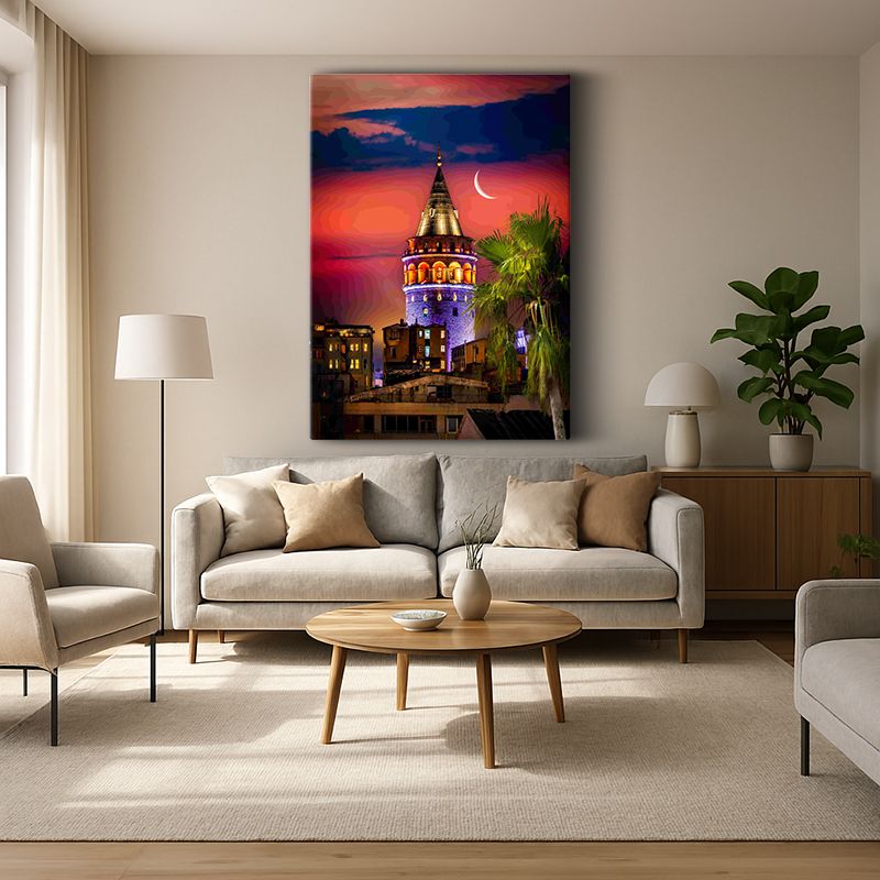 Kent & Şehir Kanvas Tablo 3