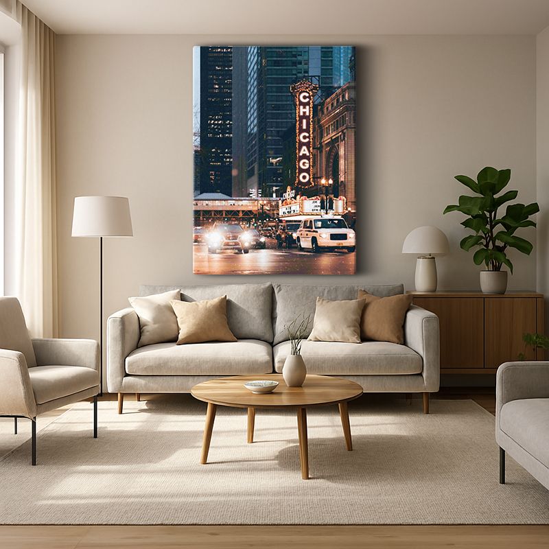 Kent & Şehir Kanvas Tablo 39