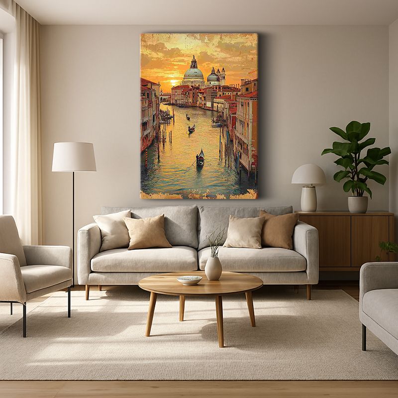 Kent & Şehir Kanvas Tablo 71