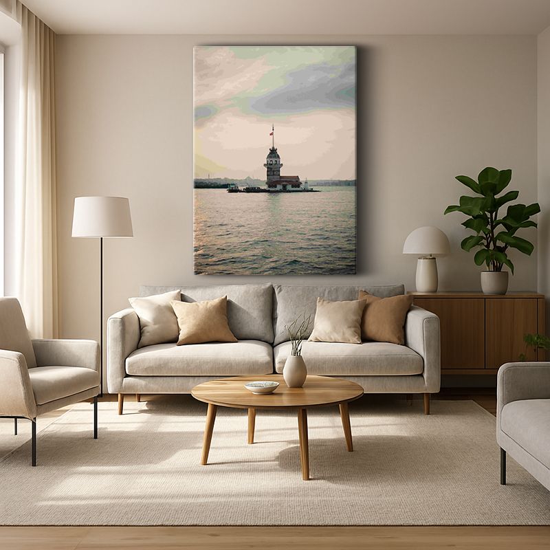 Kent & Şehir Kanvas Tablo 92