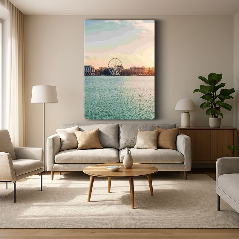 Kent & Şehir Kanvas Tablo 104