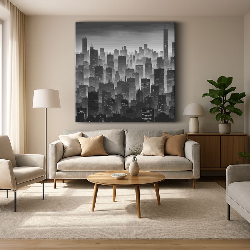 Kent & Şehir Kanvas Tablo 138