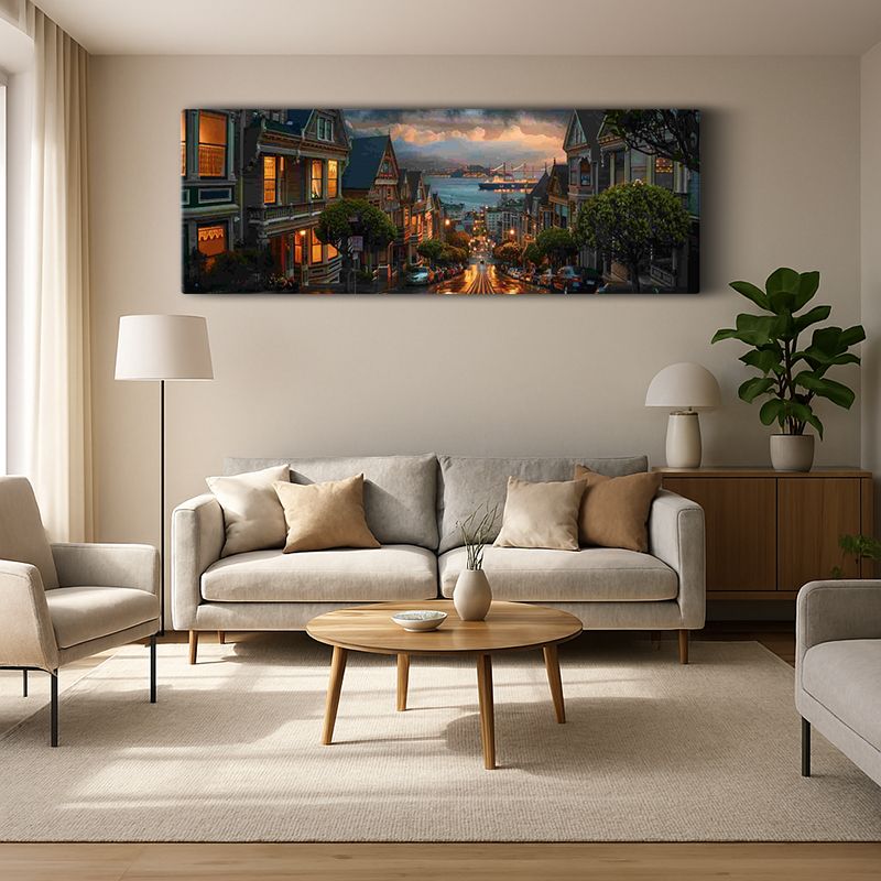 Kent & Şehir Kanvas Tablo 474