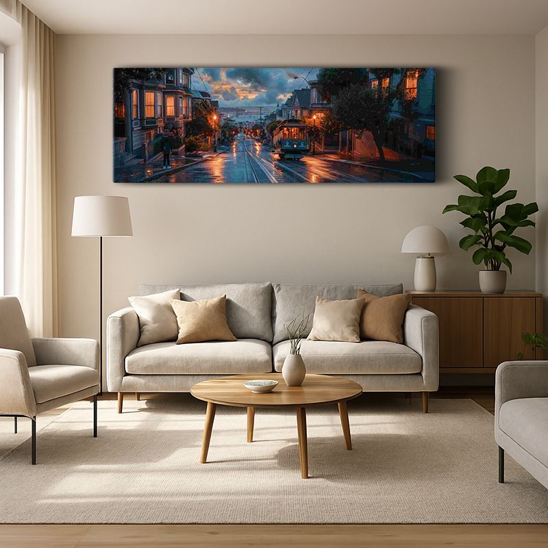 Kent & Şehir Kanvas Tablo 475