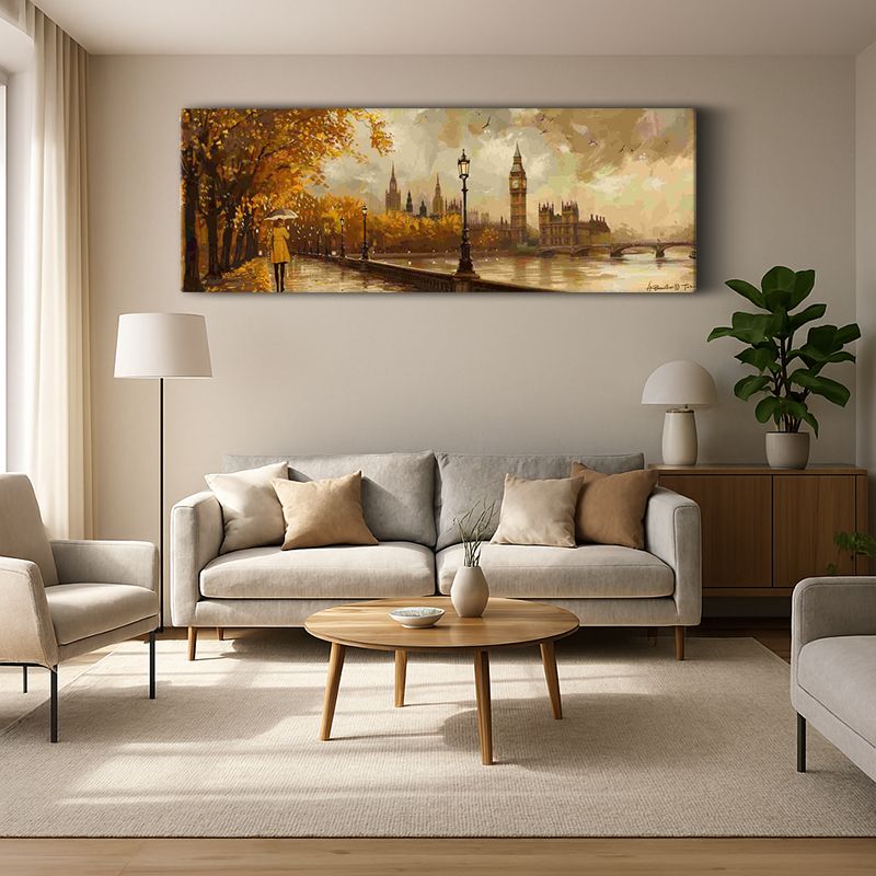 Kent & Şehir Kanvas Tablo 482