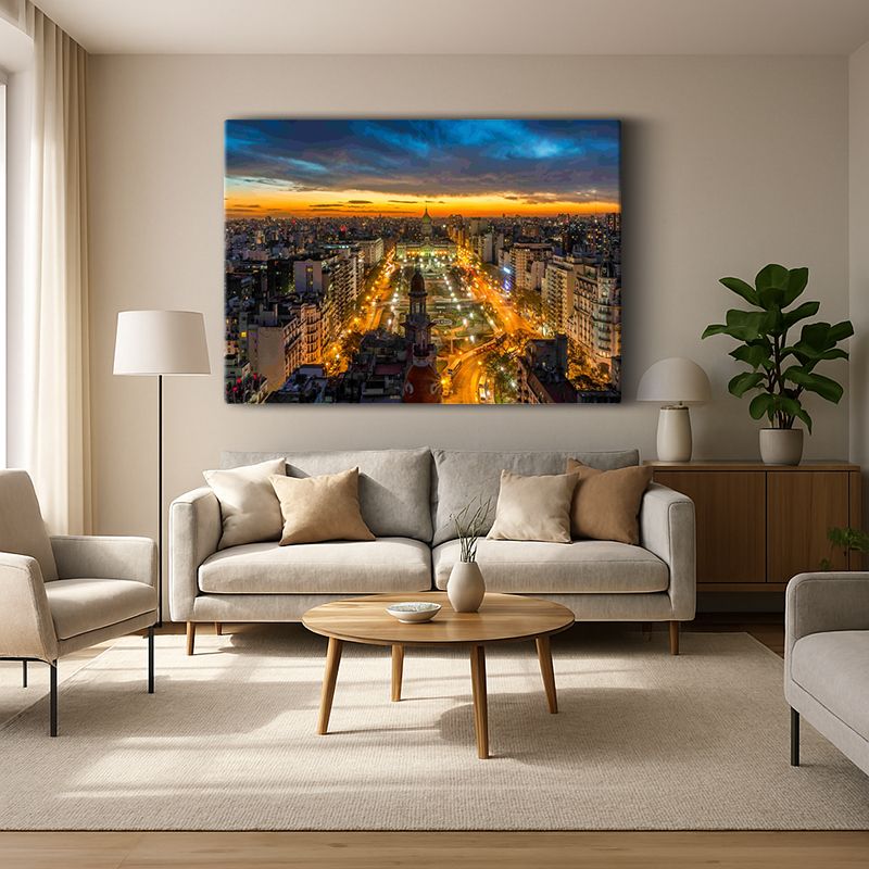 Kent & Şehir Kanvas Tablo 182