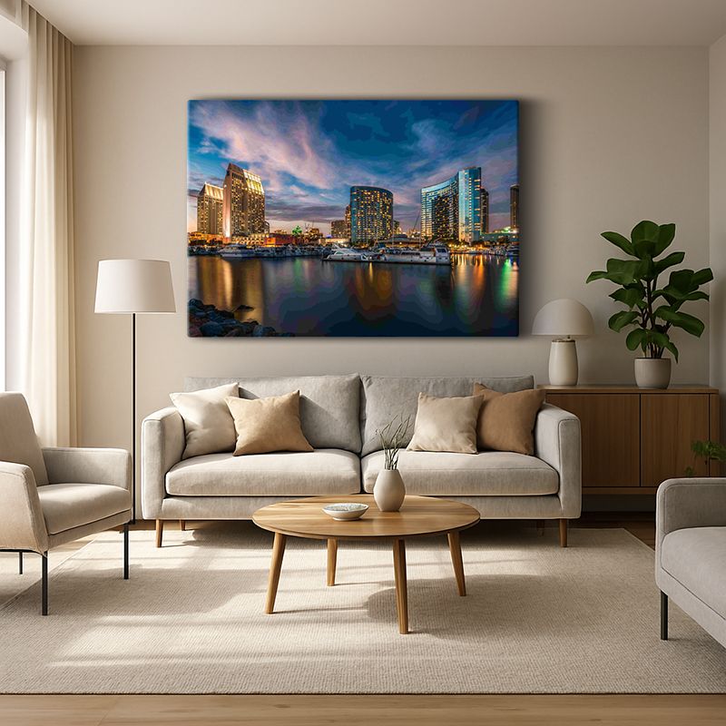 Kent & Şehir Kanvas Tablo 183