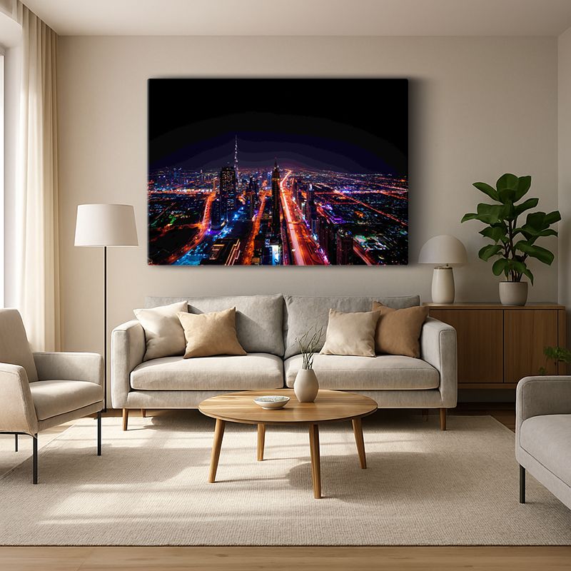 Kent & Şehir Kanvas Tablo 184