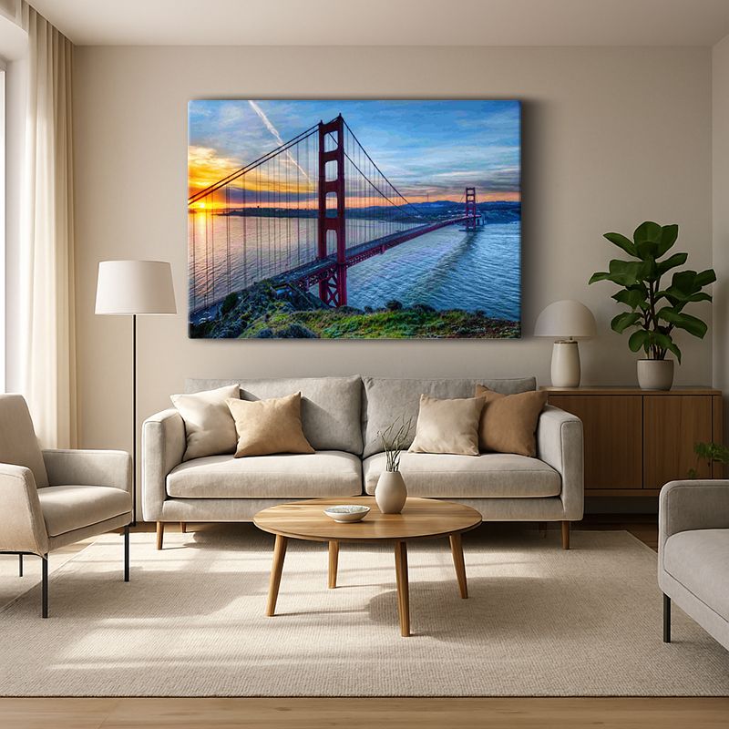 Kent & Şehir Kanvas Tablo 196