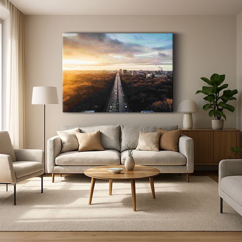 Kent & Şehir Kanvas Tablo 197