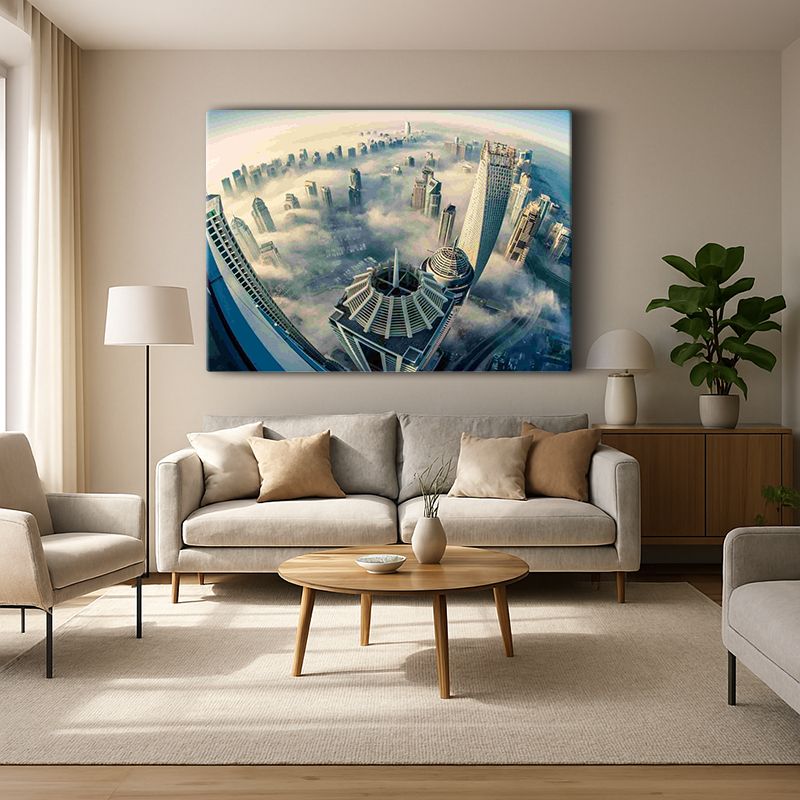 Kent & Şehir Kanvas Tablo 200