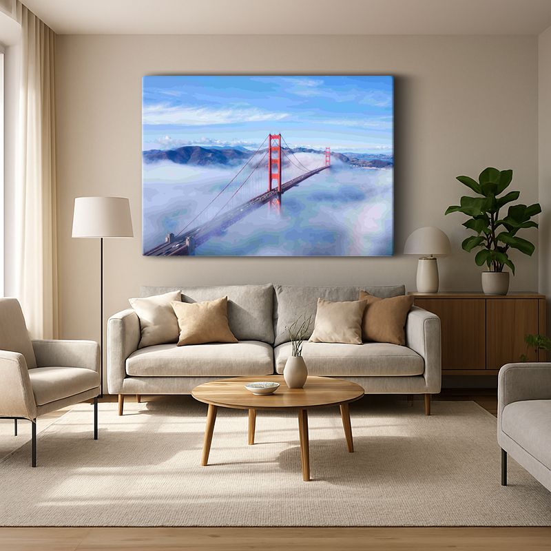 Kent & Şehir Kanvas Tablo 205