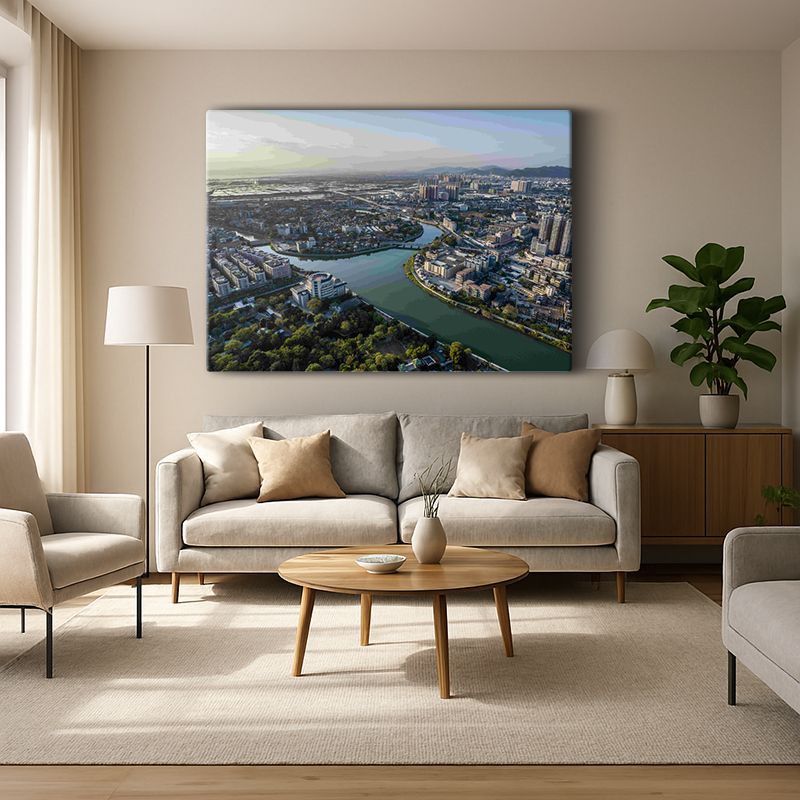 Kent & Şehir Kanvas Tablo 206