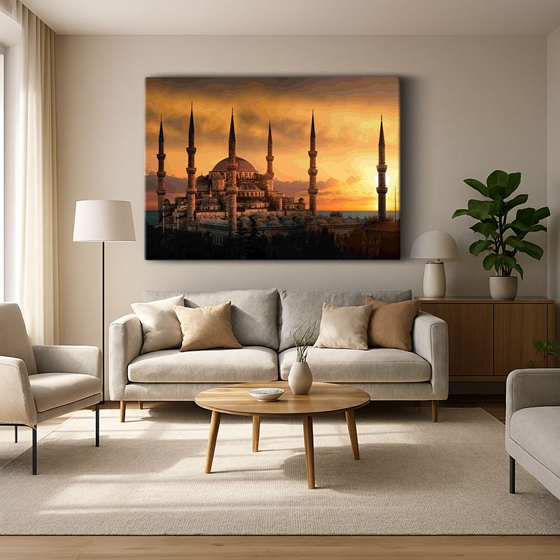 Kent & Şehir Kanvas Tablo 218