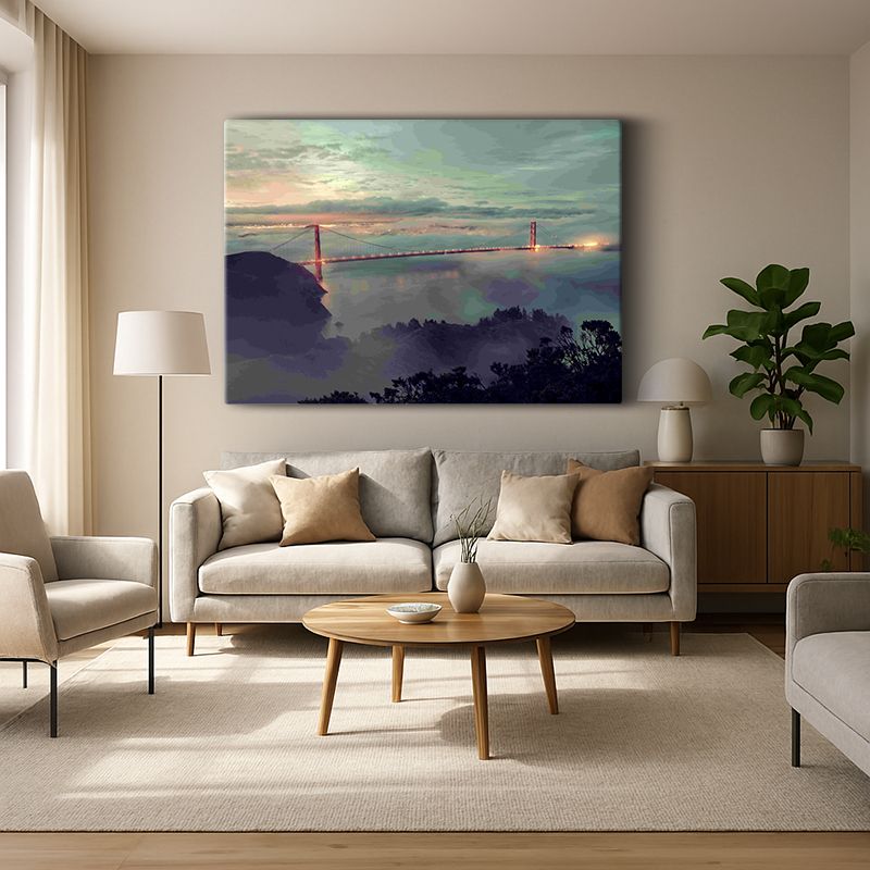 Kent & Şehir Kanvas Tablo 234