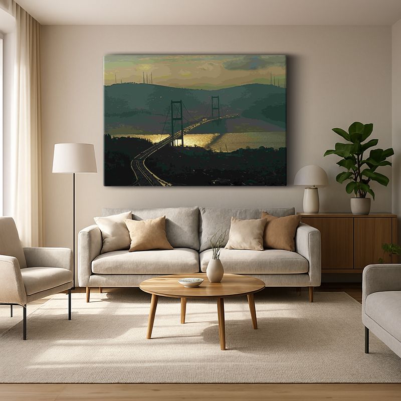 Kent & Şehir Kanvas Tablo 238