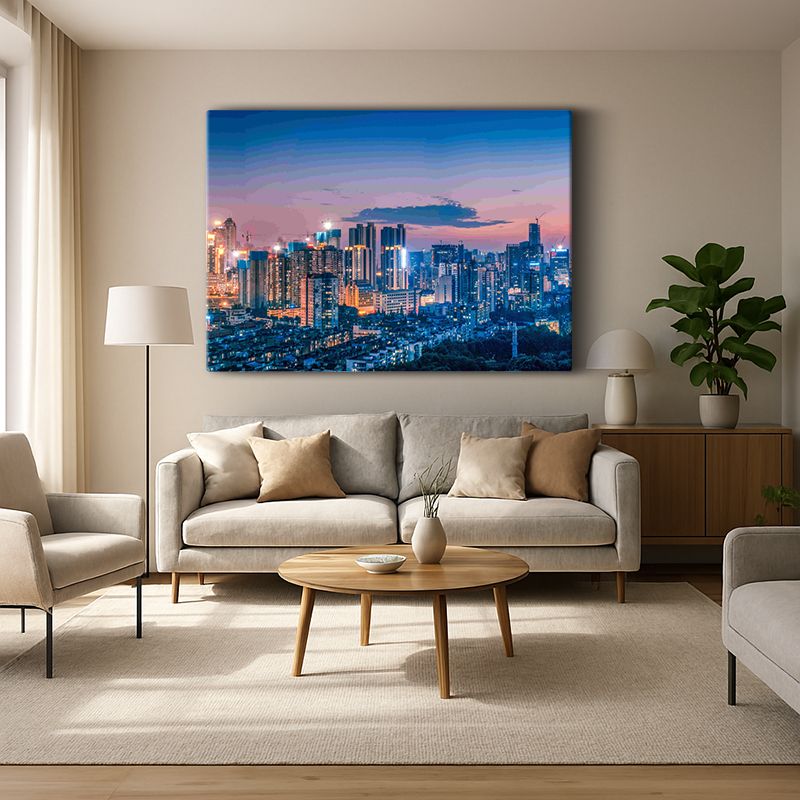 Kent & Şehir Kanvas Tablo 241
