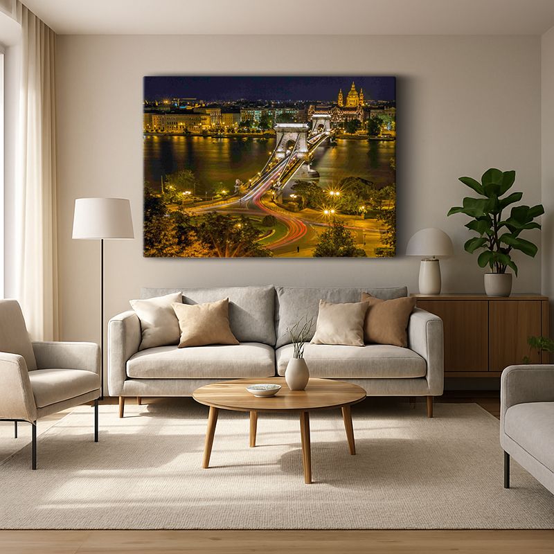 Kent & Şehir Kanvas Tablo 254