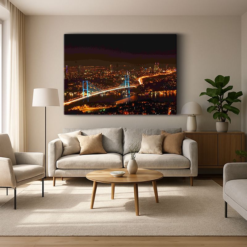 Kent & Şehir Kanvas Tablo 293