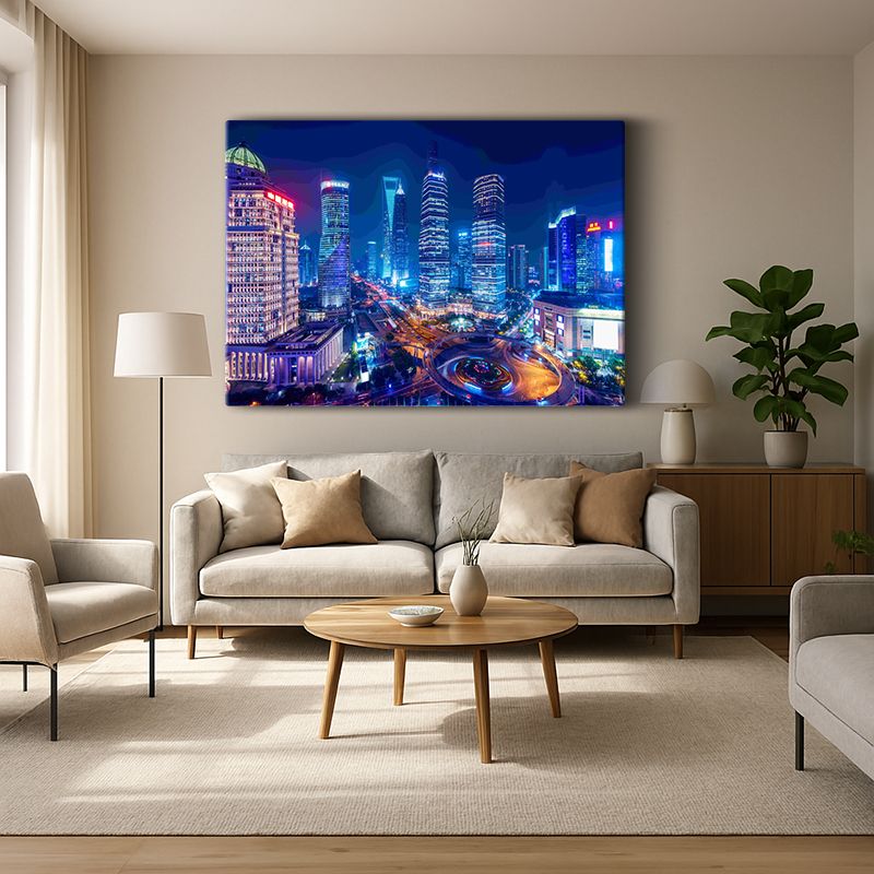 Kent & Şehir Kanvas Tablo 294