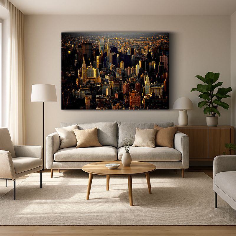 Kent & Şehir Kanvas Tablo 307