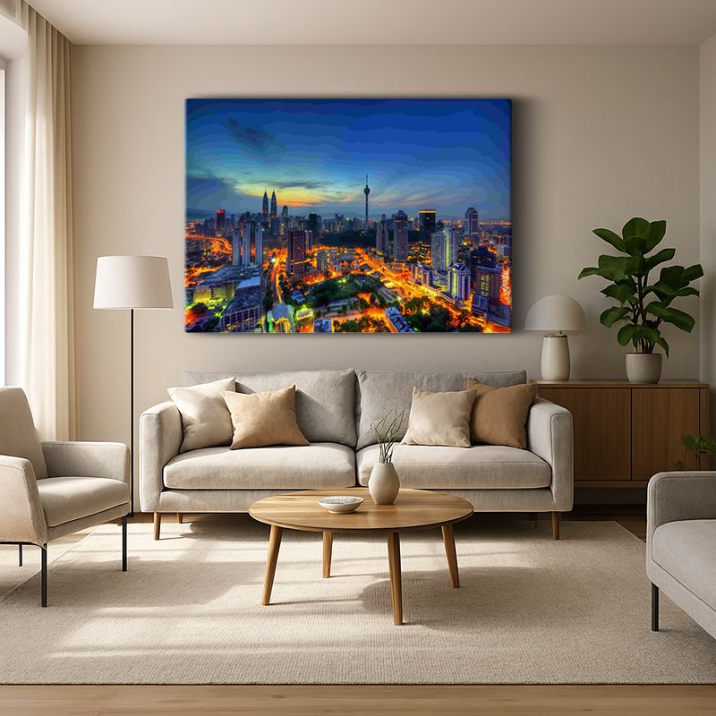 Kent & Şehir Kanvas Tablo 310