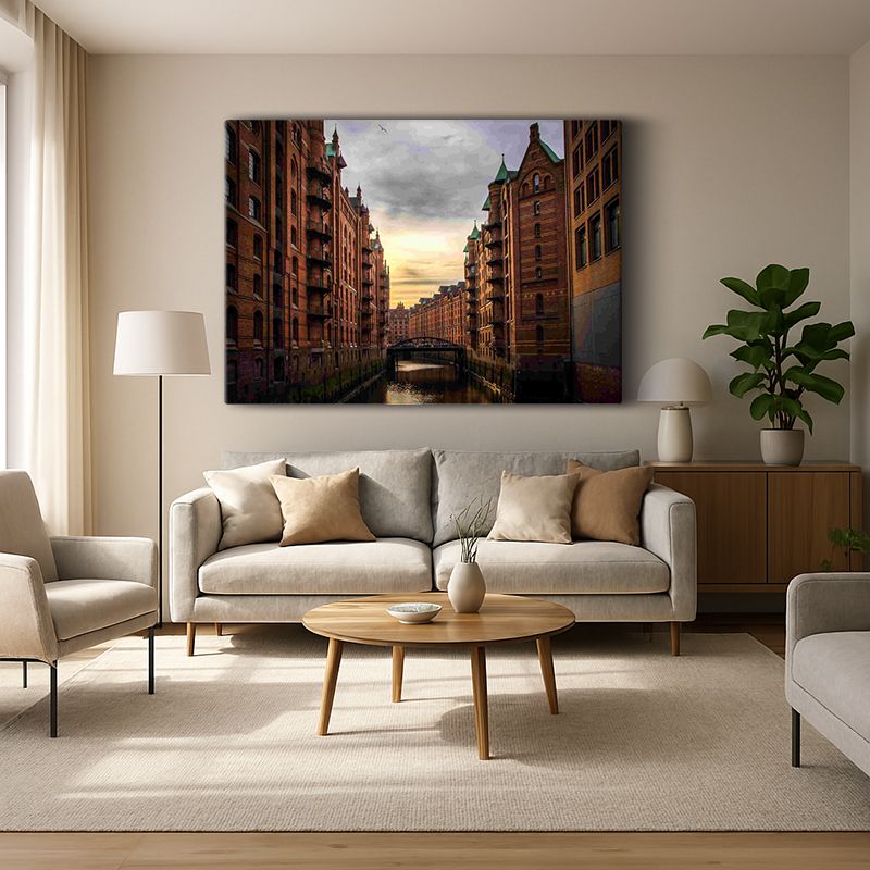 Kent & Şehir Kanvas Tablo 311