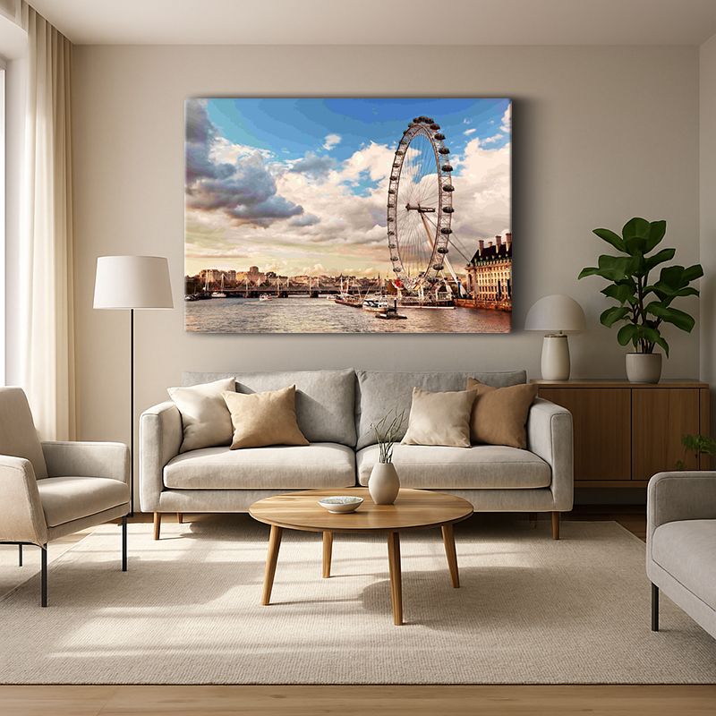 Kent & Şehir Kanvas Tablo 329