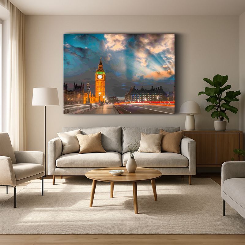 Kent & Şehir Kanvas Tablo 333