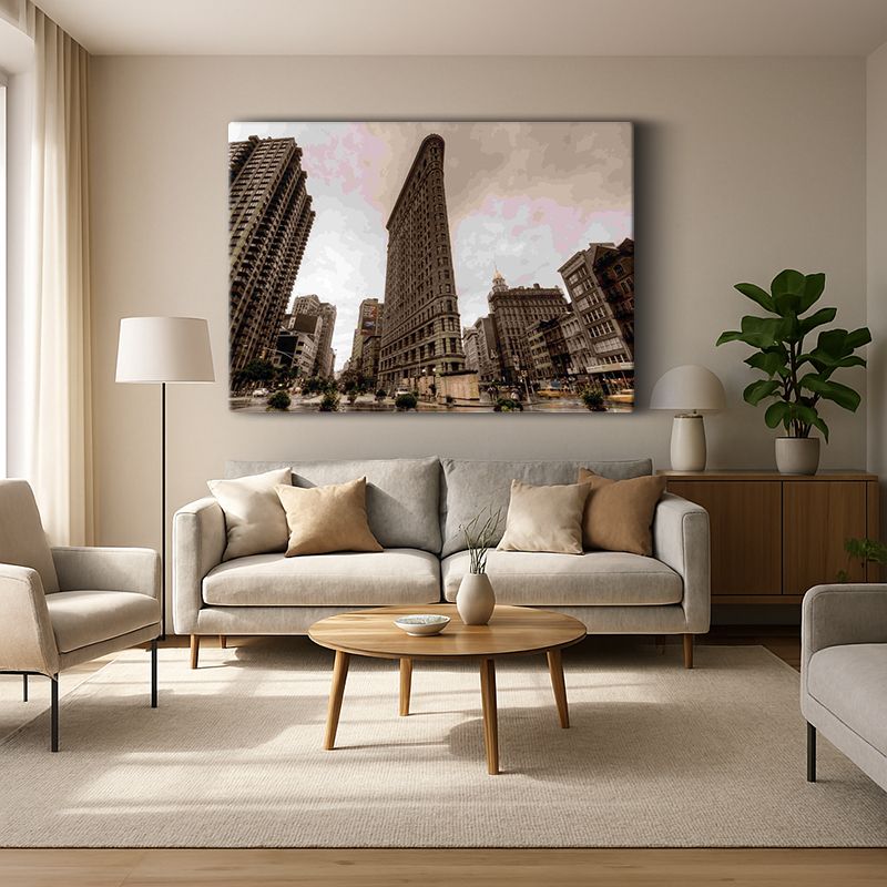 Kent & Şehir Kanvas Tablo 340