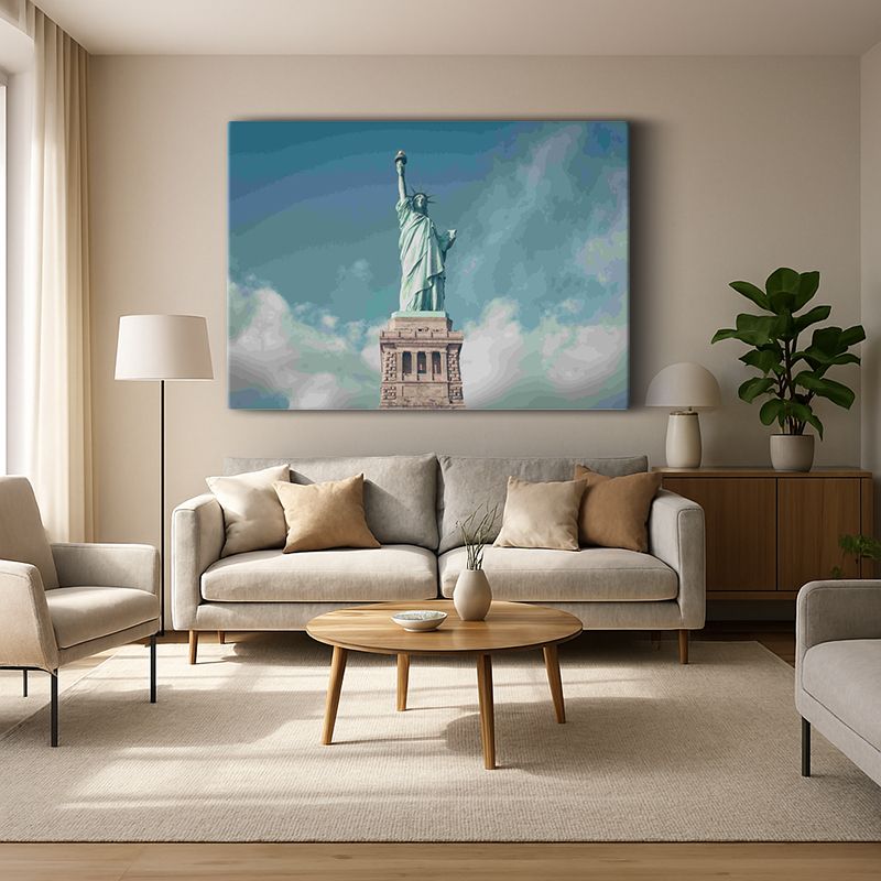 Kent & Şehir Kanvas Tablo 341