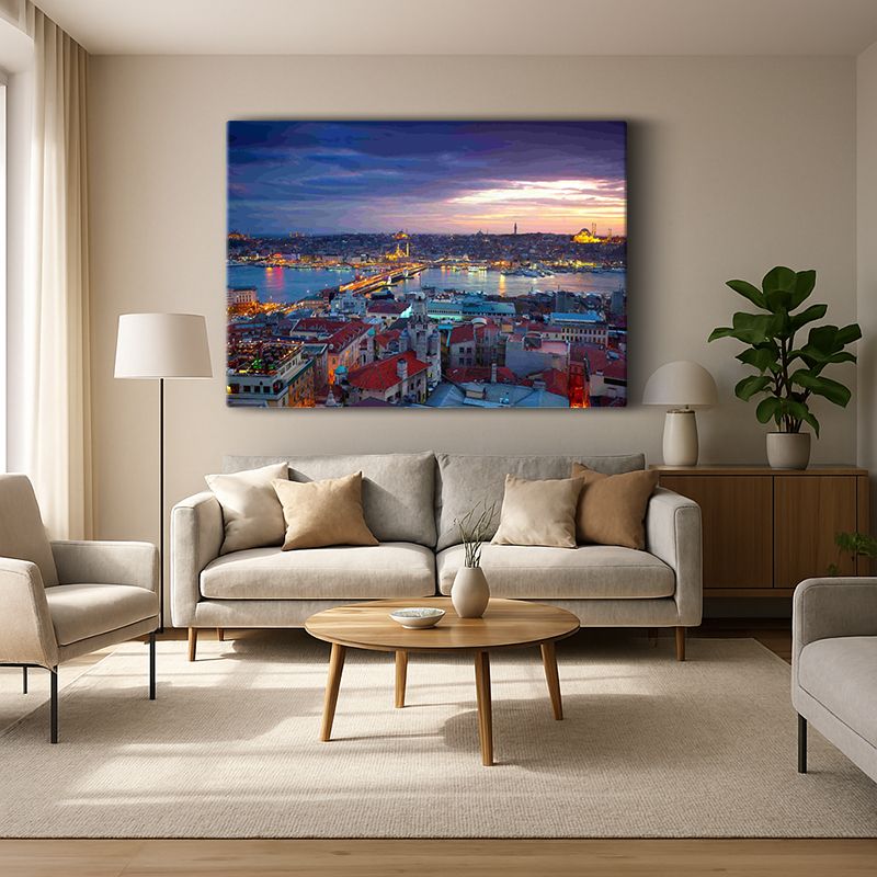 Kent & Şehir Kanvas Tablo 343