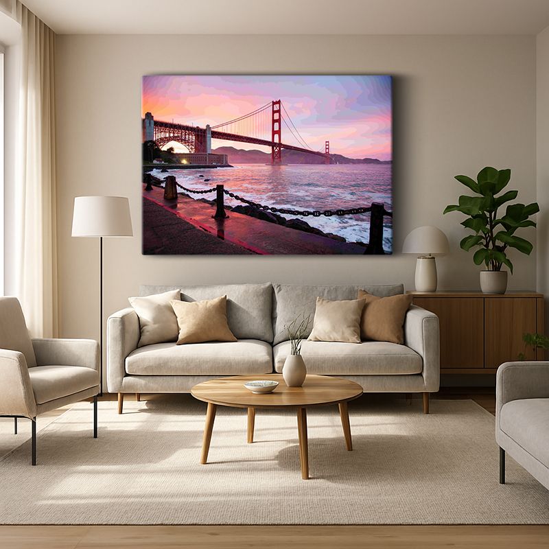 Kent & Şehir Kanvas Tablo 352