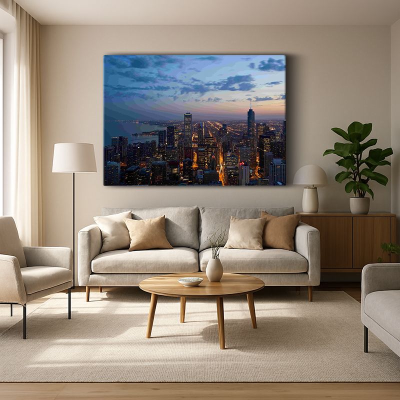 Kent & Şehir Kanvas Tablo 353