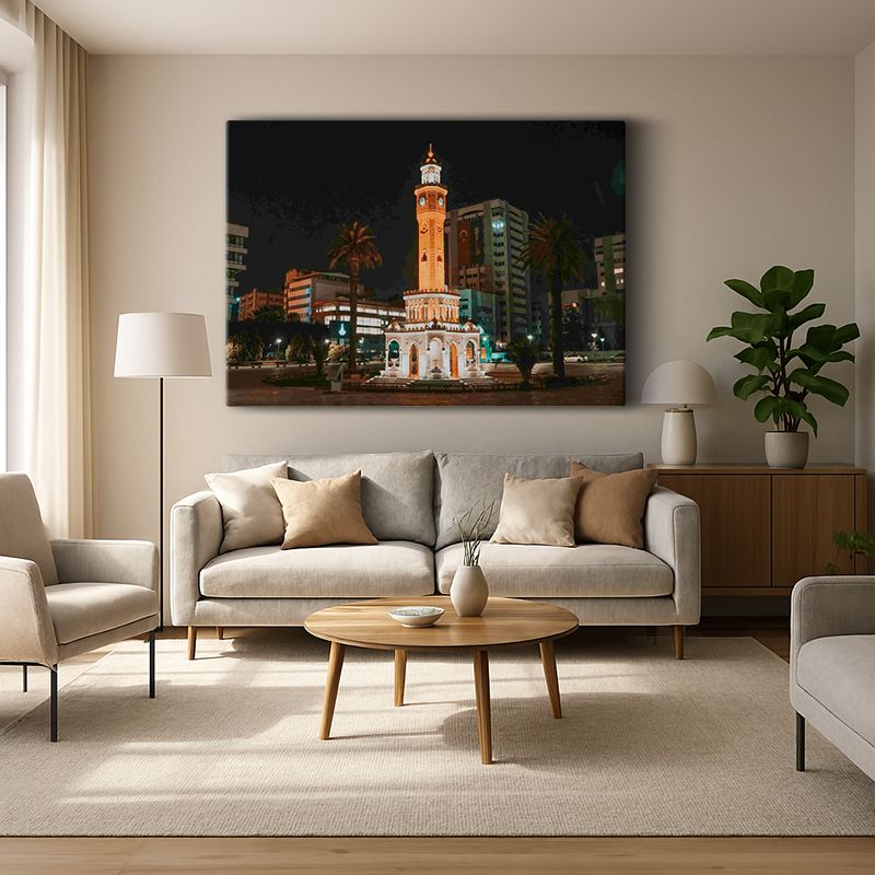 Kent & Şehir Kanvas Tablo 362