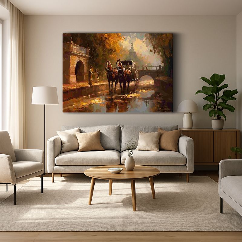 Kent & Şehir Kanvas Tablo 388