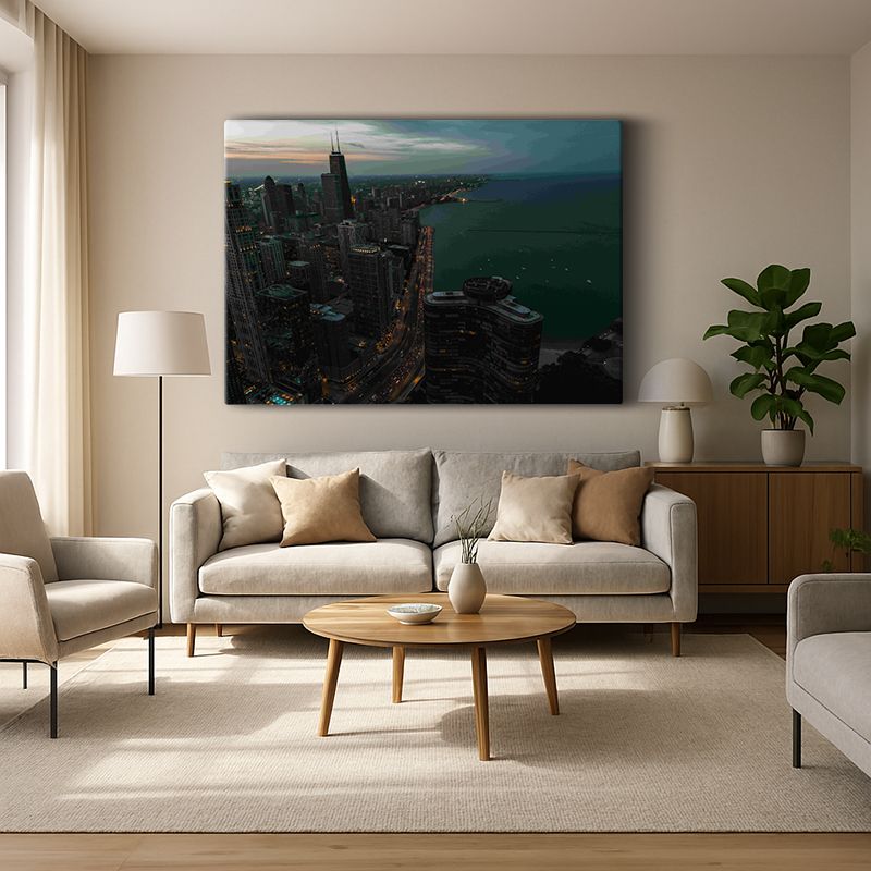 Kent & Şehir Kanvas Tablo 394